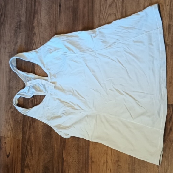 Lululemon Silver Grey Stripe Racer Tank Top BBB - Picture 1 of 4